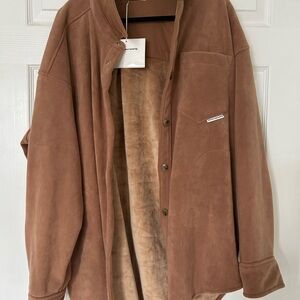 Alexander Wang Tan Shirt Jacket